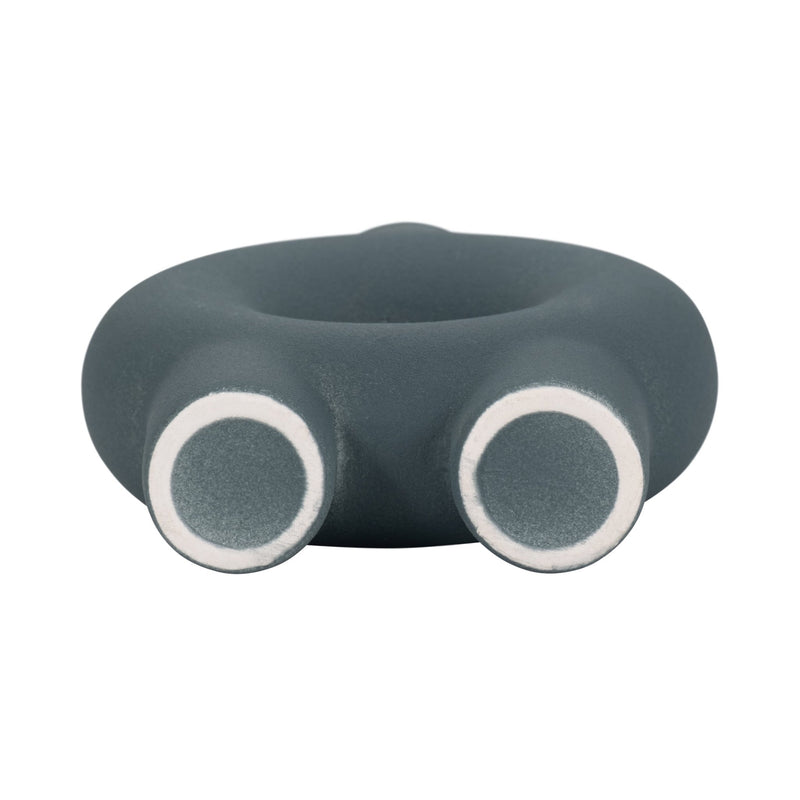 Cer, 7" Donut Footed Vase, Teal - Al Rugaib Furniture