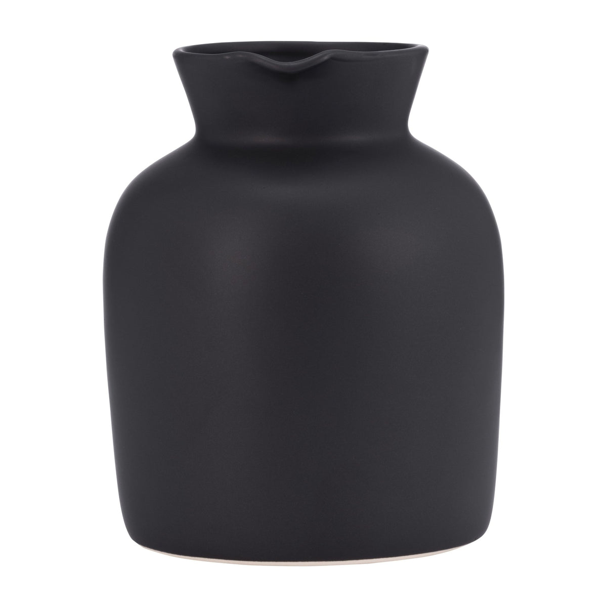 CER, 7" PITCHER VASE, BLACK Vases and Jars| Sagebrook Home
