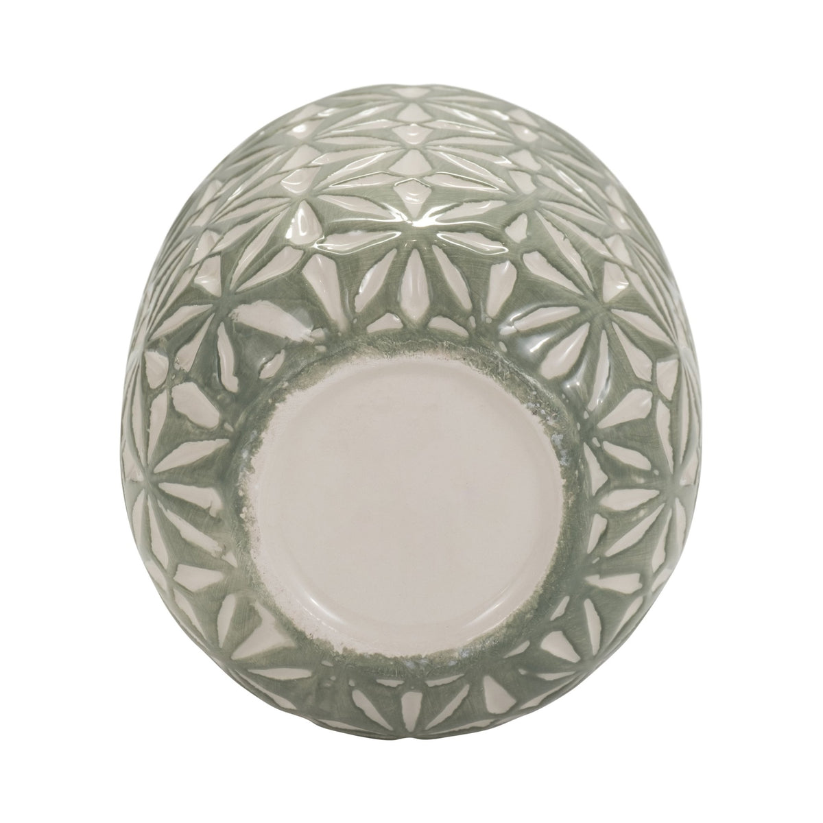 CER, 8" DAISY VASE, DARK SAGE Vases and Jars| Sagebrook Home