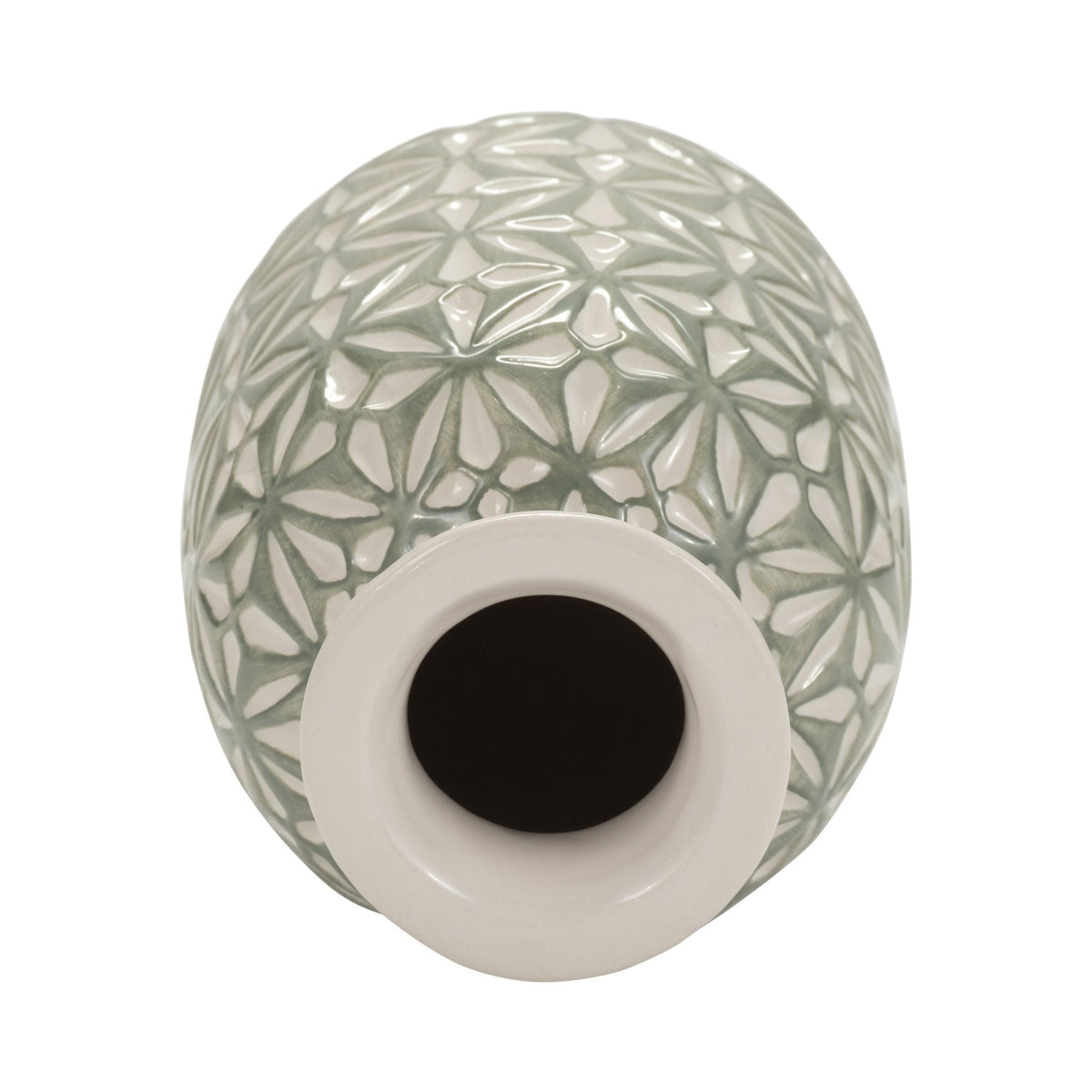 CER, 8" DAISY VASE, DARK SAGE Vases and Jars| Sagebrook Home