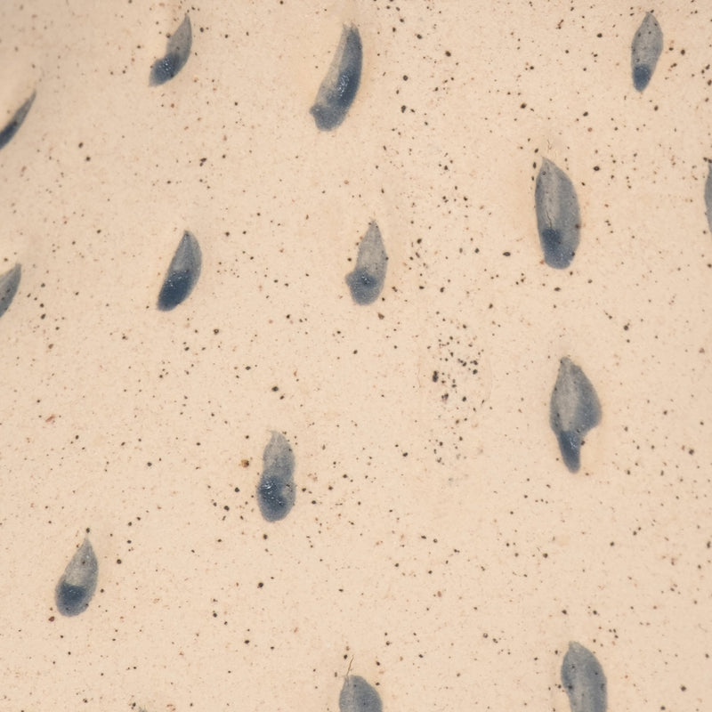 Cer, 8" Spotted Bunny, Ivory/blue - Al Rugaib Furniture