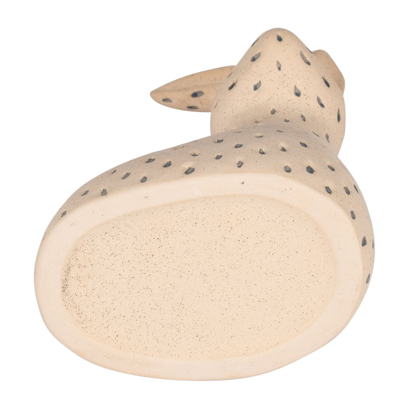 Cer, 8" Spotted Bunny, Ivory/blue - Al Rugaib Furniture
