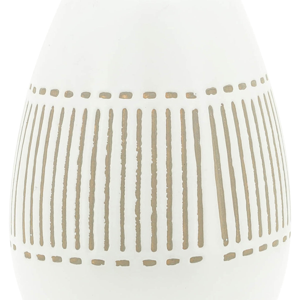 CER, 8"H AZTEC VASE, GRAY Vases and Jars| Sagebrook Home