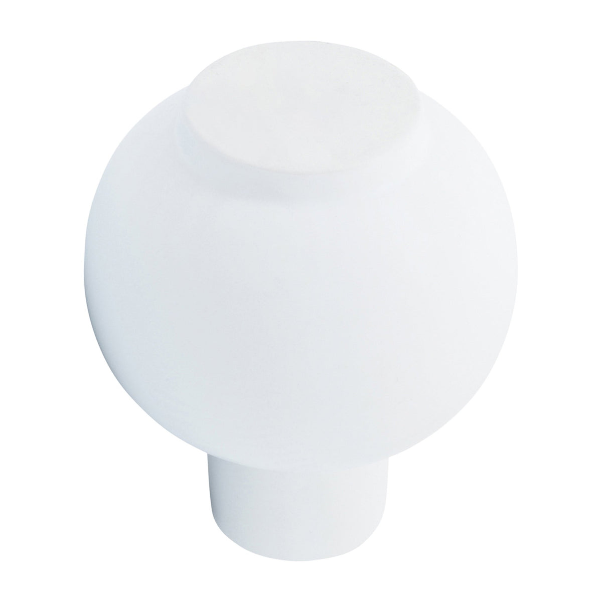 Cer, 8"H Bulbous Vase, White Vases and Jars| Sagebrook Home