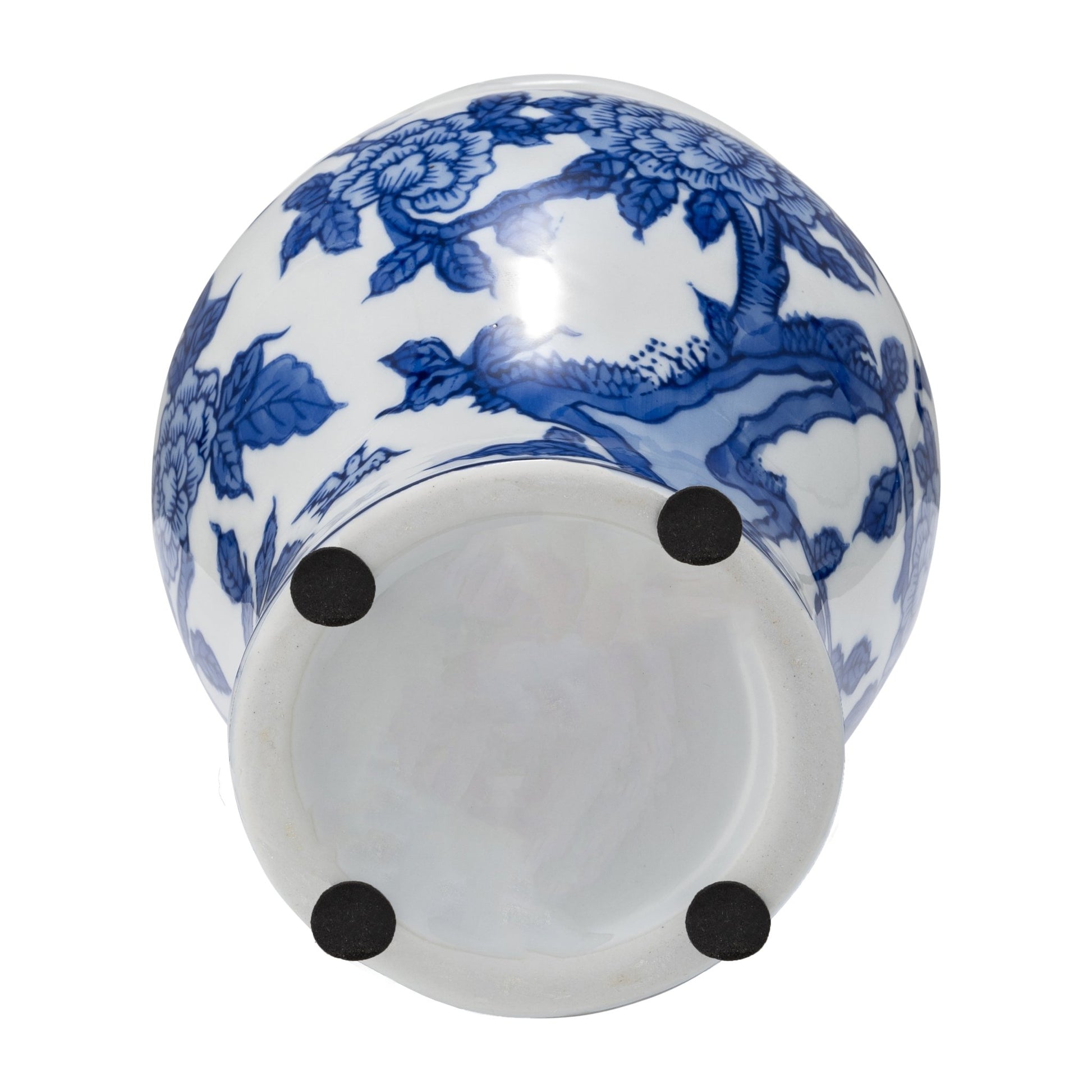 CER, 8"H TEMPLE JAR, BLUE/WHITE Vases and Jars| Sagebrook Home