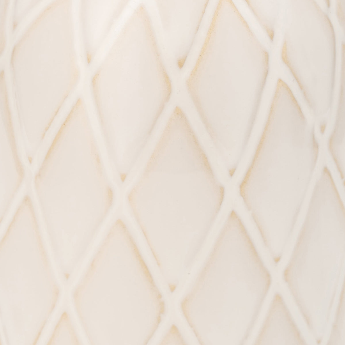 CER, 9" PLAID TEXTURED VASE, BEIGE Vases and Jars| Sagebrook Home