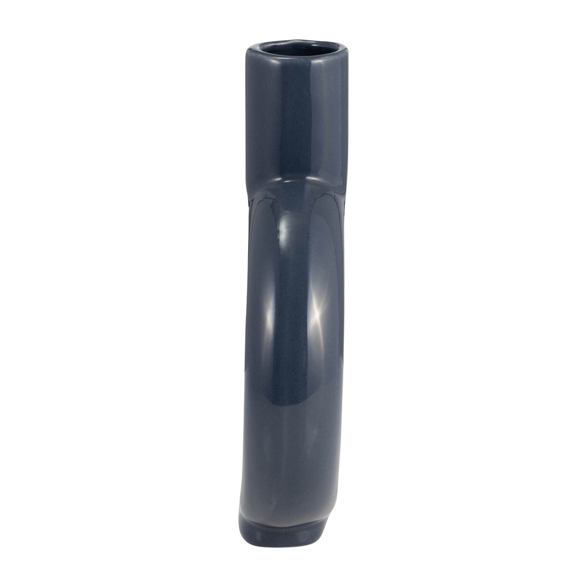 CER, 9" ROUND CUT-OUT VASE, COBALT BLUE Vases and Jars| Sagebrook Home