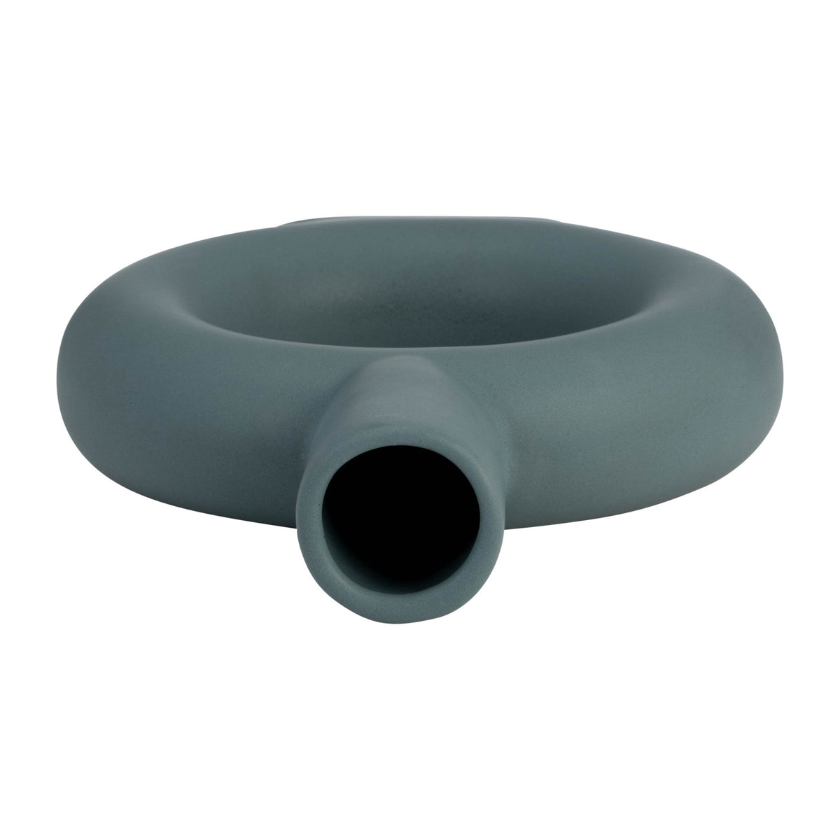CER, 9" ROUND CUT-OUT VASE, DEEP TEAL Vases and Jars| Sagebrook Home