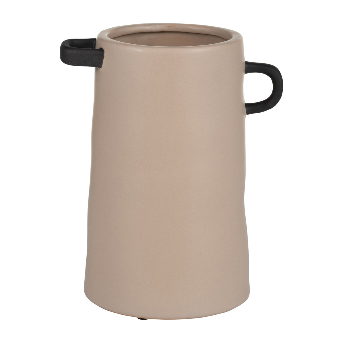 CER, 9"H EARED VASE, IRISH CREAM Vases and Jars| Sagebrook Home