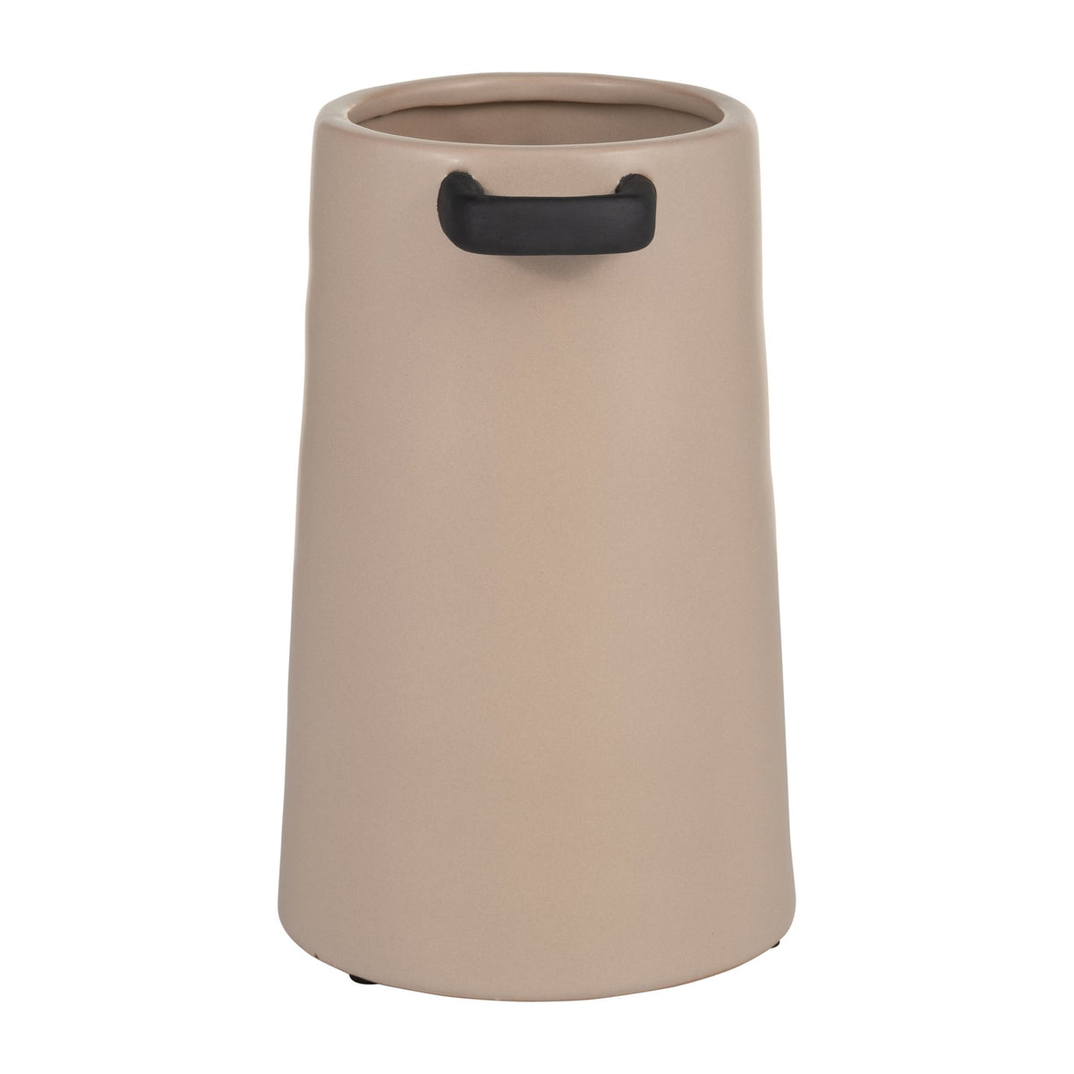 CER, 9"H EARED VASE, IRISH CREAM Vases and Jars| Sagebrook Home