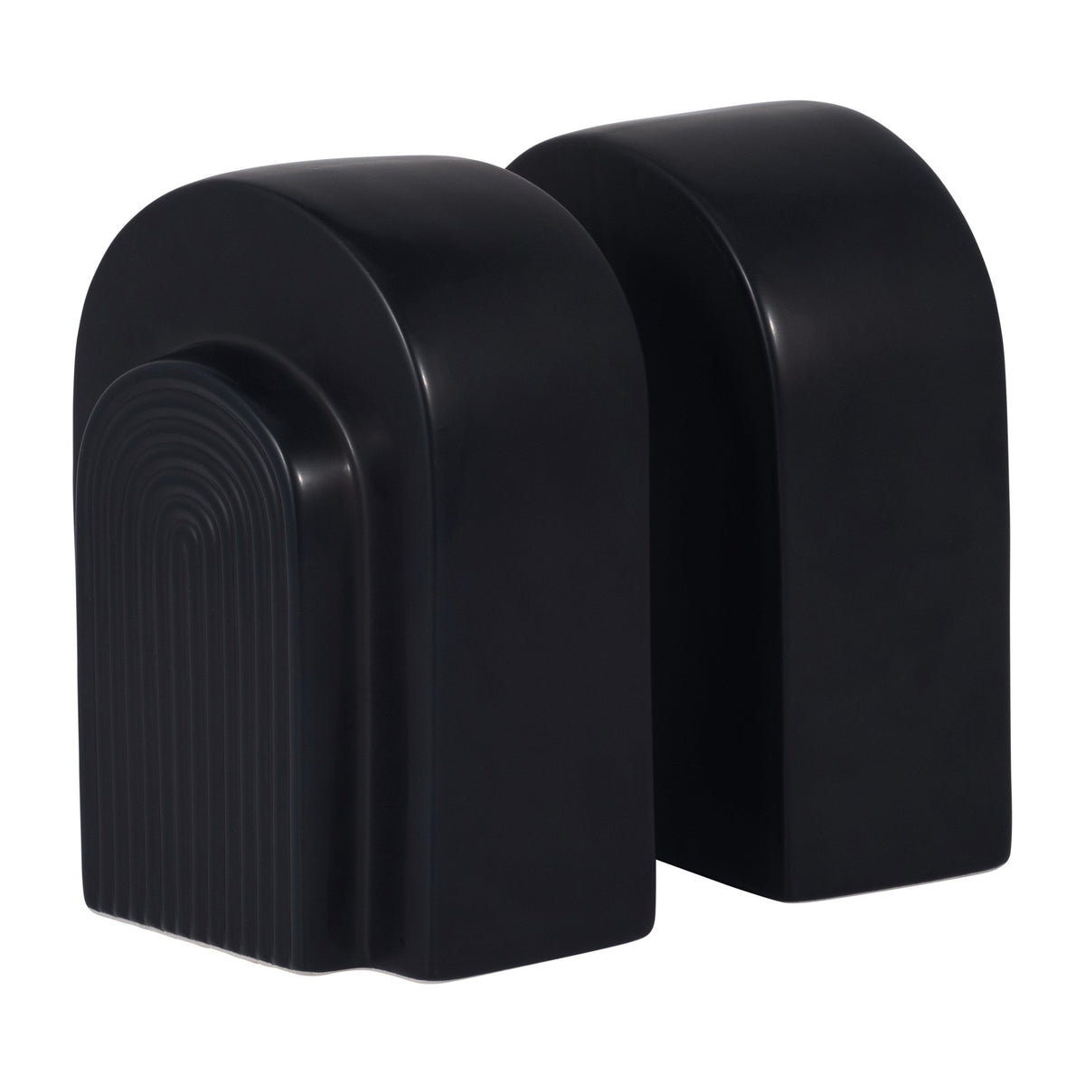 CER, S/2 7" ARCH BOOKENDS, BLACK Table Decors| Sagebrook Home