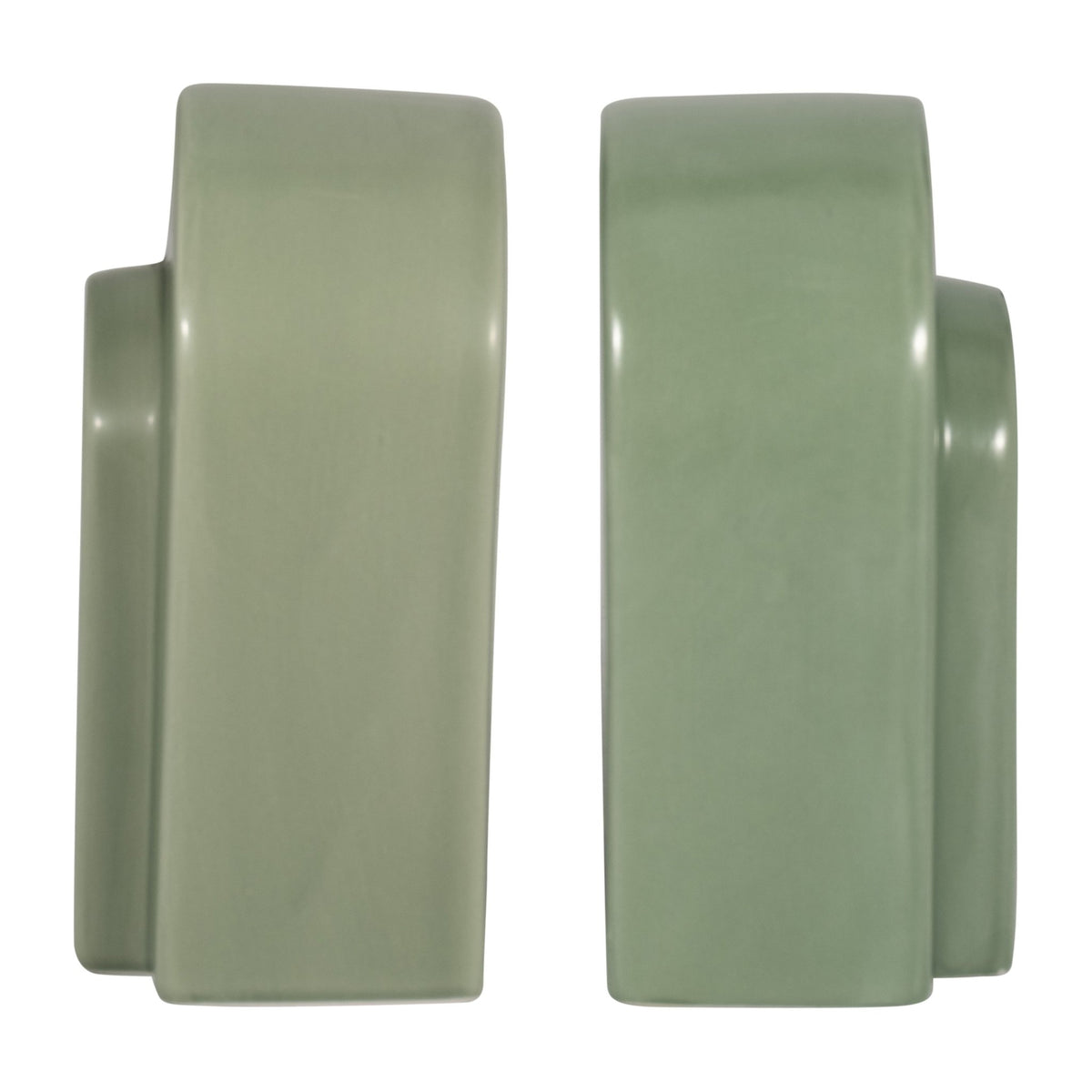 CER, S/2 7" ARCH BOOKENDS, DARK SAGE Table Decors| Sagebrook Home