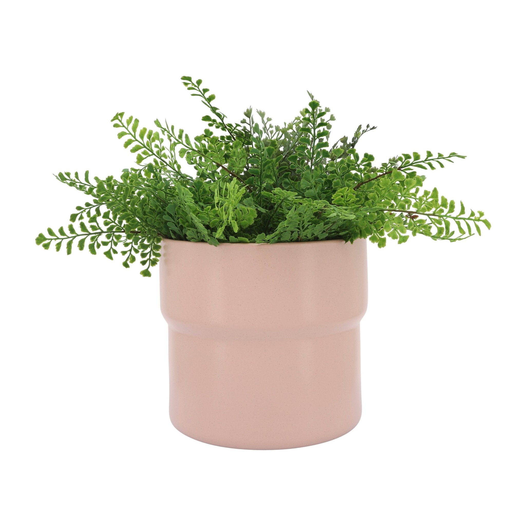 Cer, S/3 7/9/10"D Mushroom Planters, Blush Outdoor Planters| Sagebrook Home