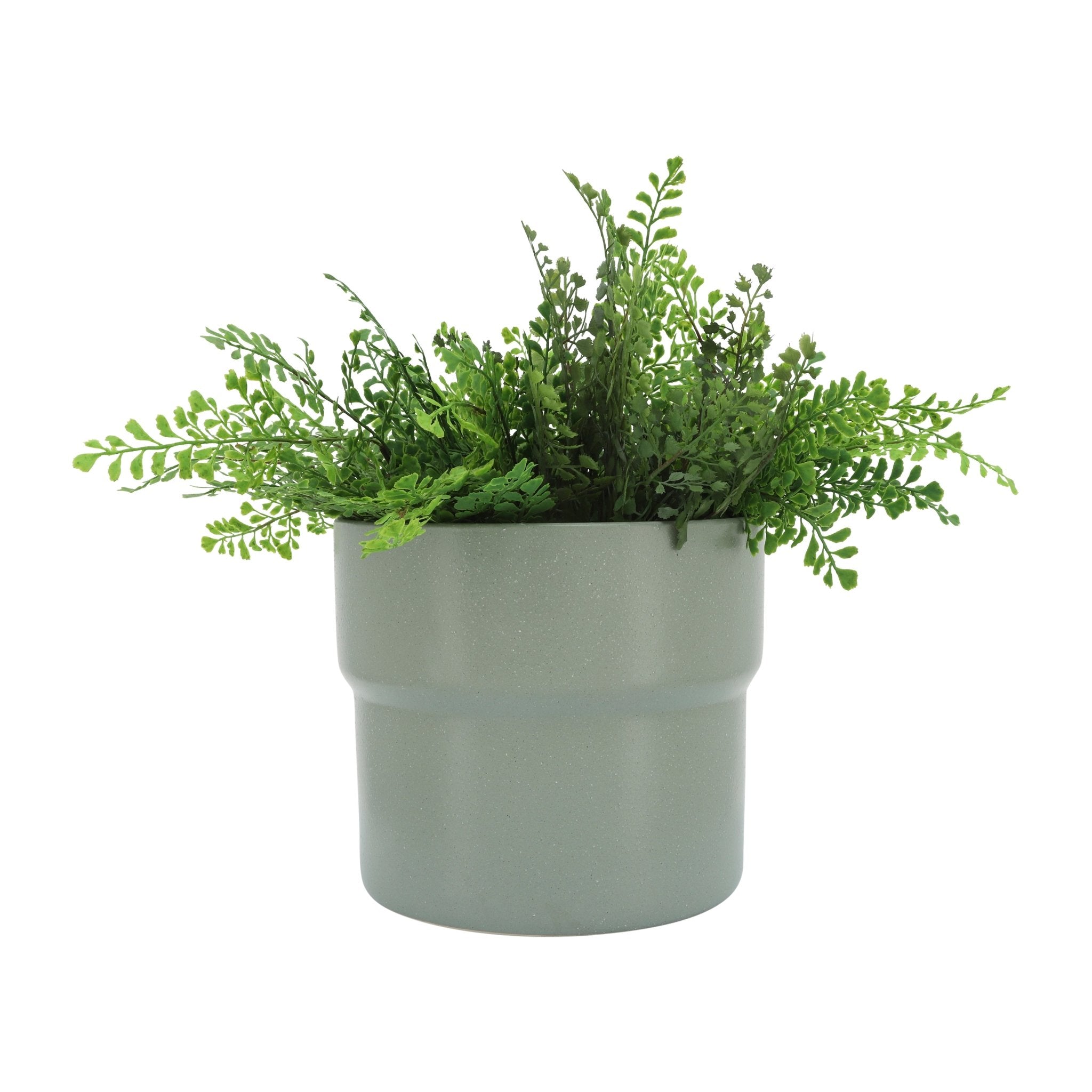 Cer, S/3 7/9/10"D Mushroom Planters, Greeen Outdoor Planters| Sagebrook Home