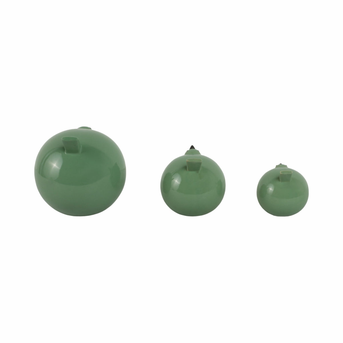CER, S/3 BIRDS 8", DRK SAGE GREEN Table Decors| Sagebrook Home