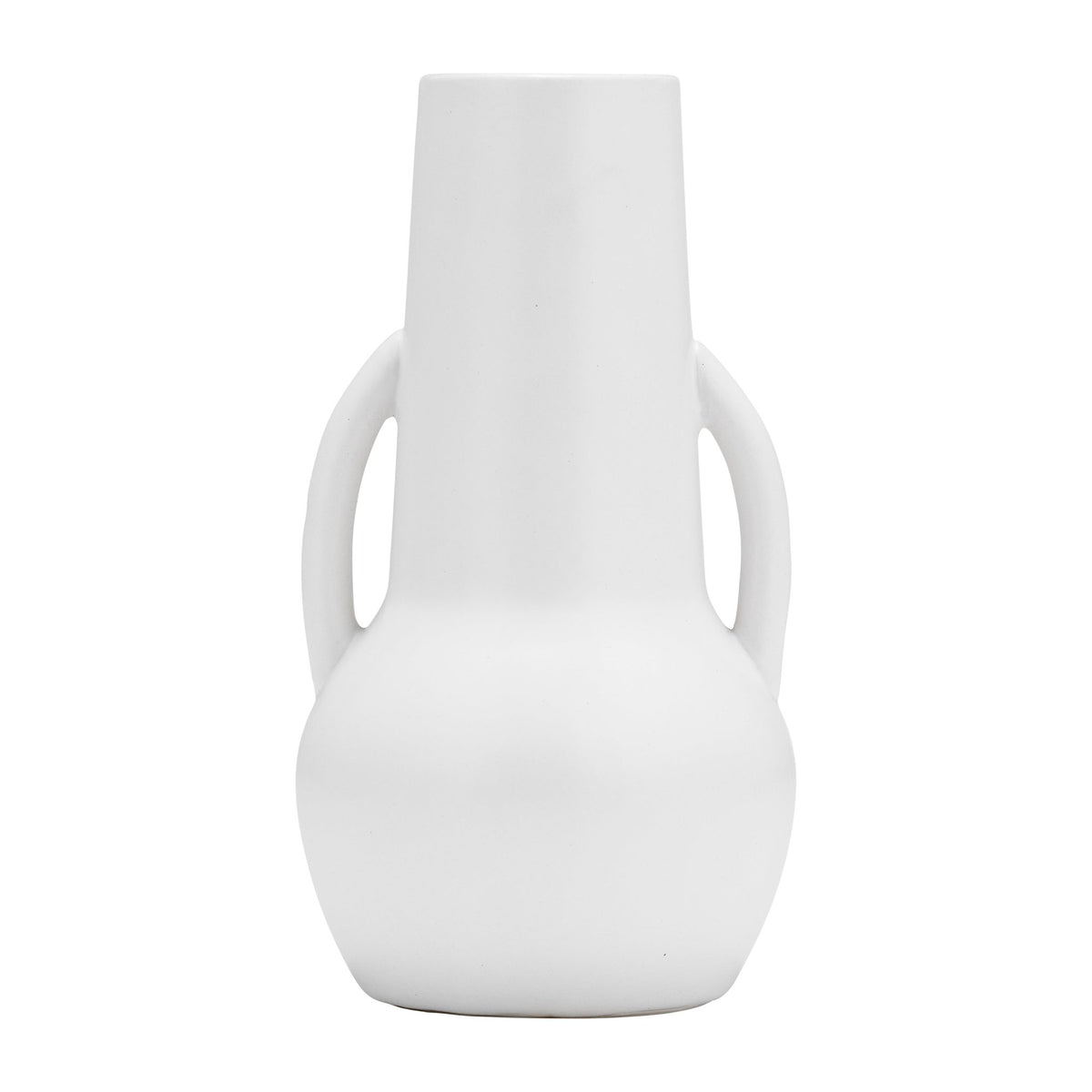 CER,8",VASE W/HANDLES,WHITE Vases and Jars| Sagebrook Home