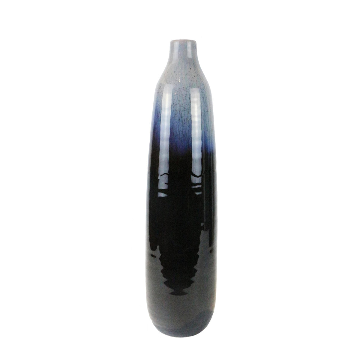CERAMIC 22", 2-TONE VASE, MULTI Vases and Jars| Sagebrook Home