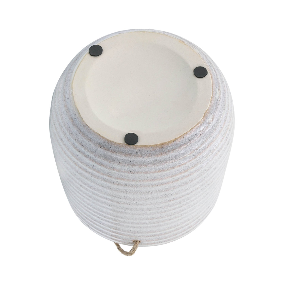 Ceramic 6" Hanging Planter,Beige Outdoor Planters| Sagebrook Home