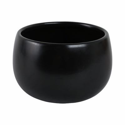 Ceramic 7" Face Planter, Matte Black - Al Rugaib Furniture