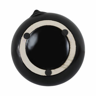 Ceramic 7" Face Planter, Matte Black - Al Rugaib Furniture