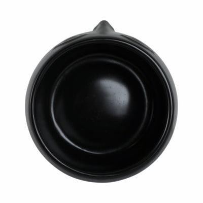 Ceramic 7" Face Planter, Matte Black - Al Rugaib Furniture