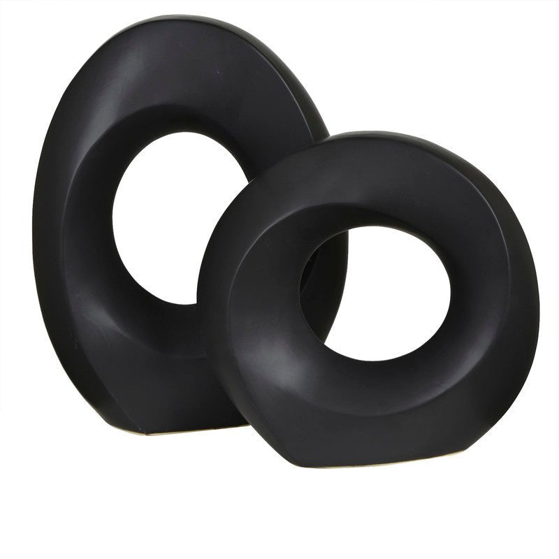 CERAMIC ACCESSORY SIZE L 12x3.75x15.75'' S 12x3.75x11.5'' Table Decors| Crestview
