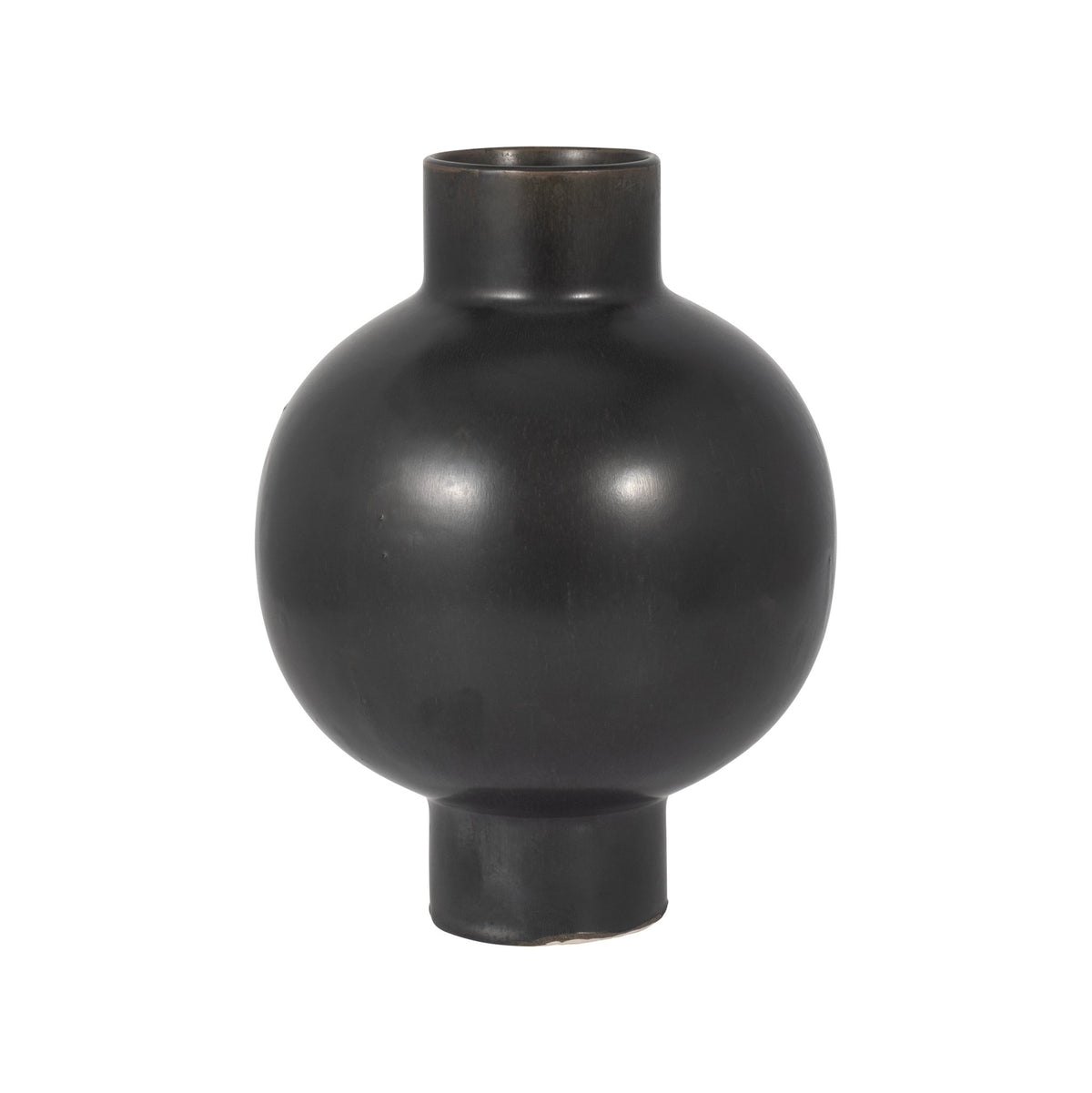 CERAMIC BUBBLE VASE, BLACK VOLCANIC Vases and Jars| Sagebrook Home