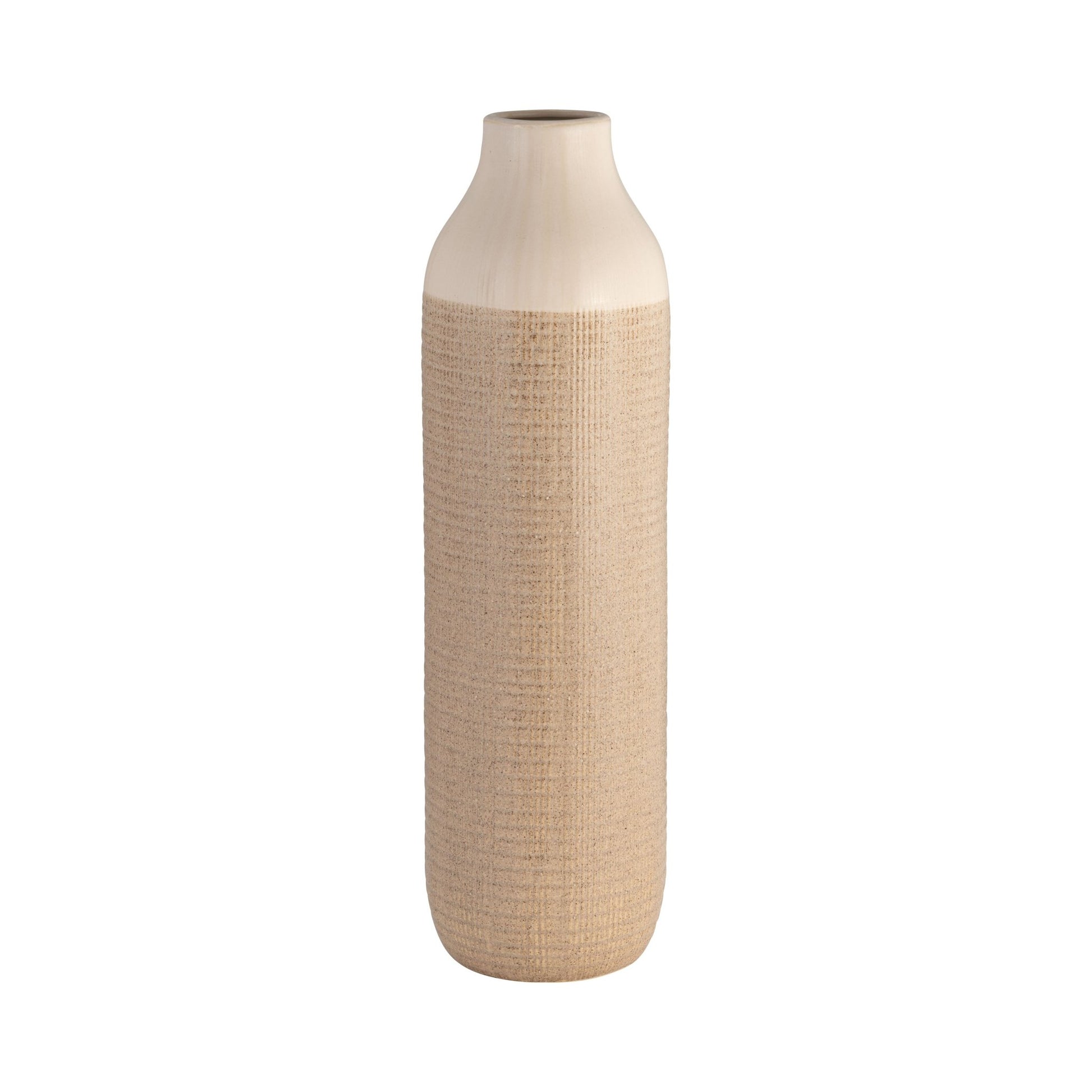 CERAMIC-TONE VASE, GREEN, OLIVE GREEN, WHITE Vases and Jars| Sagebrook Home