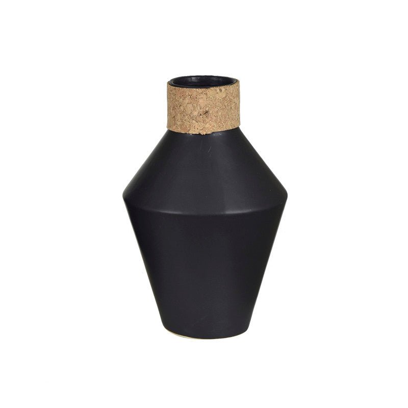 CERAMIC VASE SIZE 7x7x11'' Table Decors| Crestview