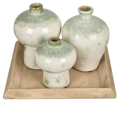 CERAMIC VSAE WITHPLATE S - Al Rugaib Furniture