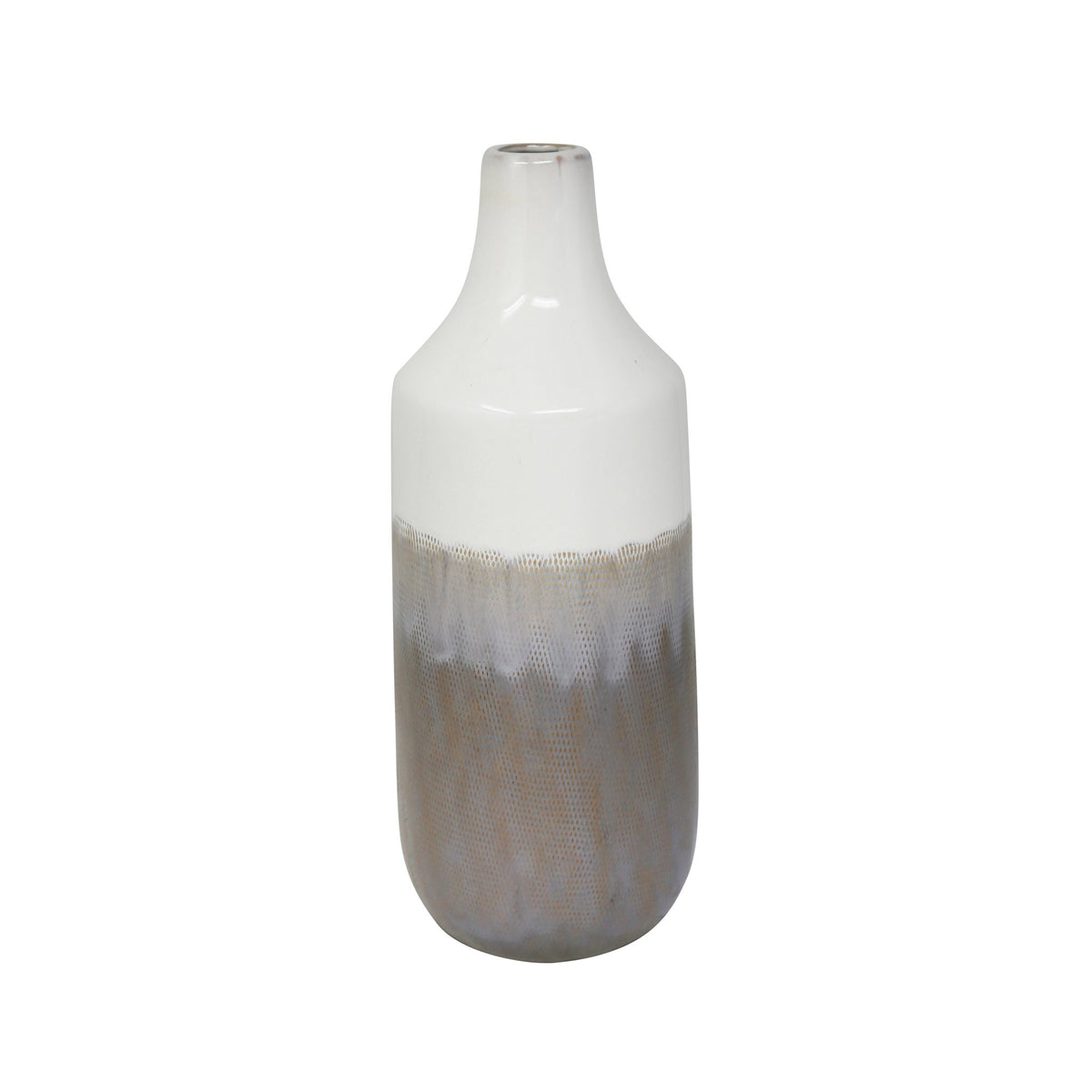 CERANMIC 16.25" VASE , MULTI GRAY Vases and Jars| Sagebrook Home