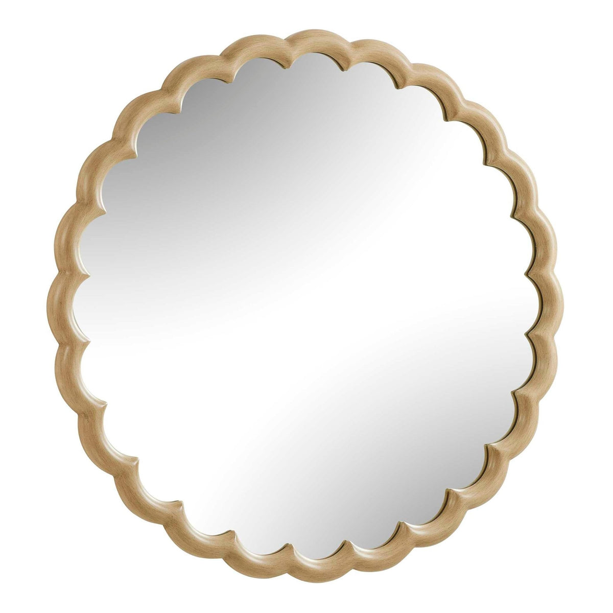 Cerrito Burnished Ivory Round Mirror Mirrors| Uttermost