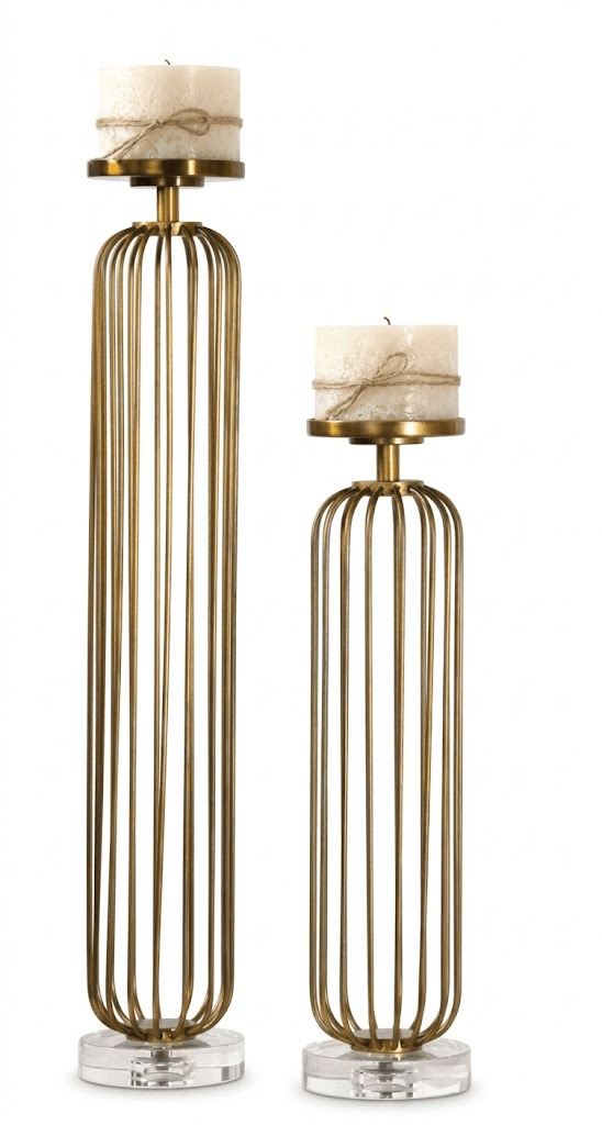 Cesinali Candleholders, S/2 Candle Holders| Uttermost