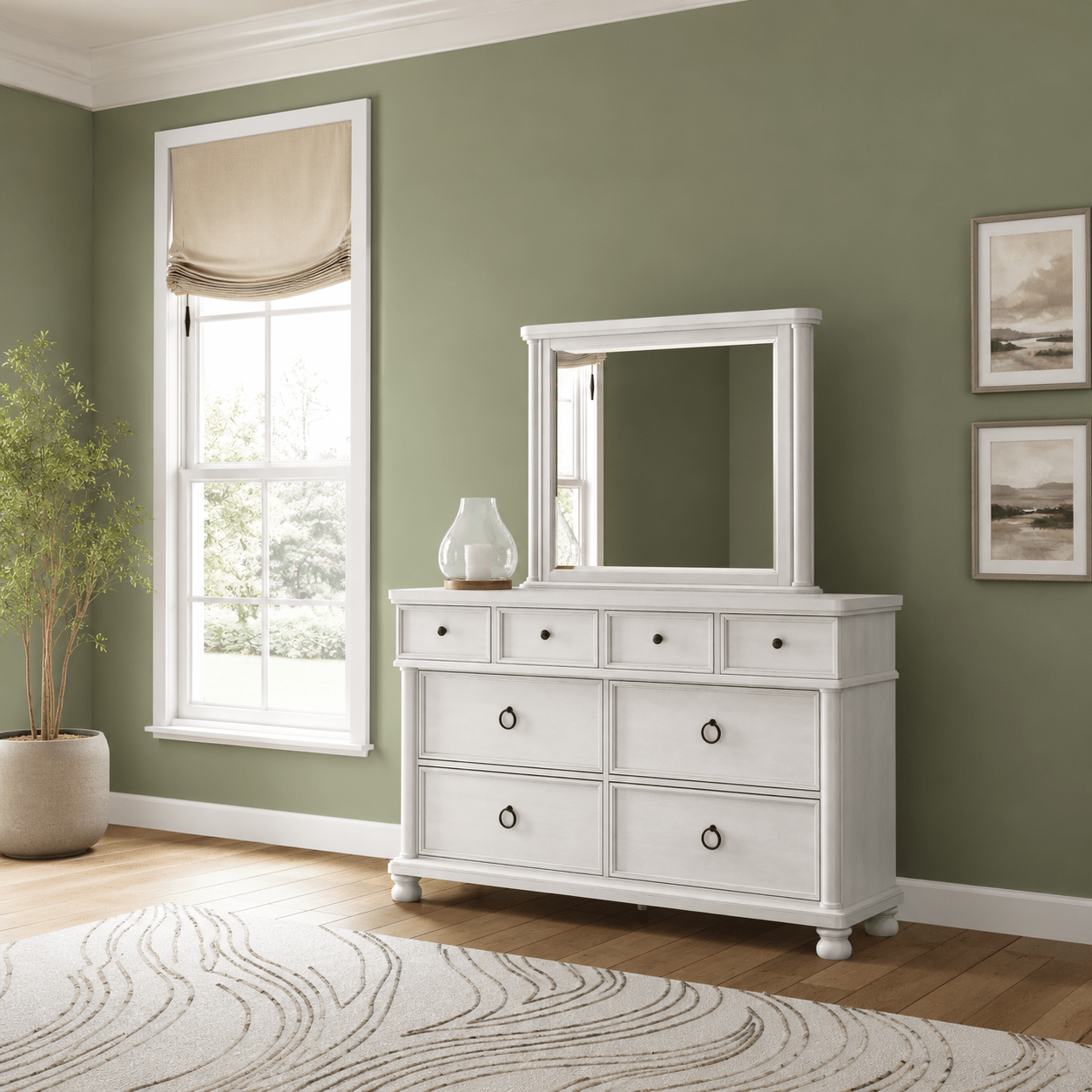 Chadworth King Poster Bed Set Bedroom Sets| Ashley Homestore
