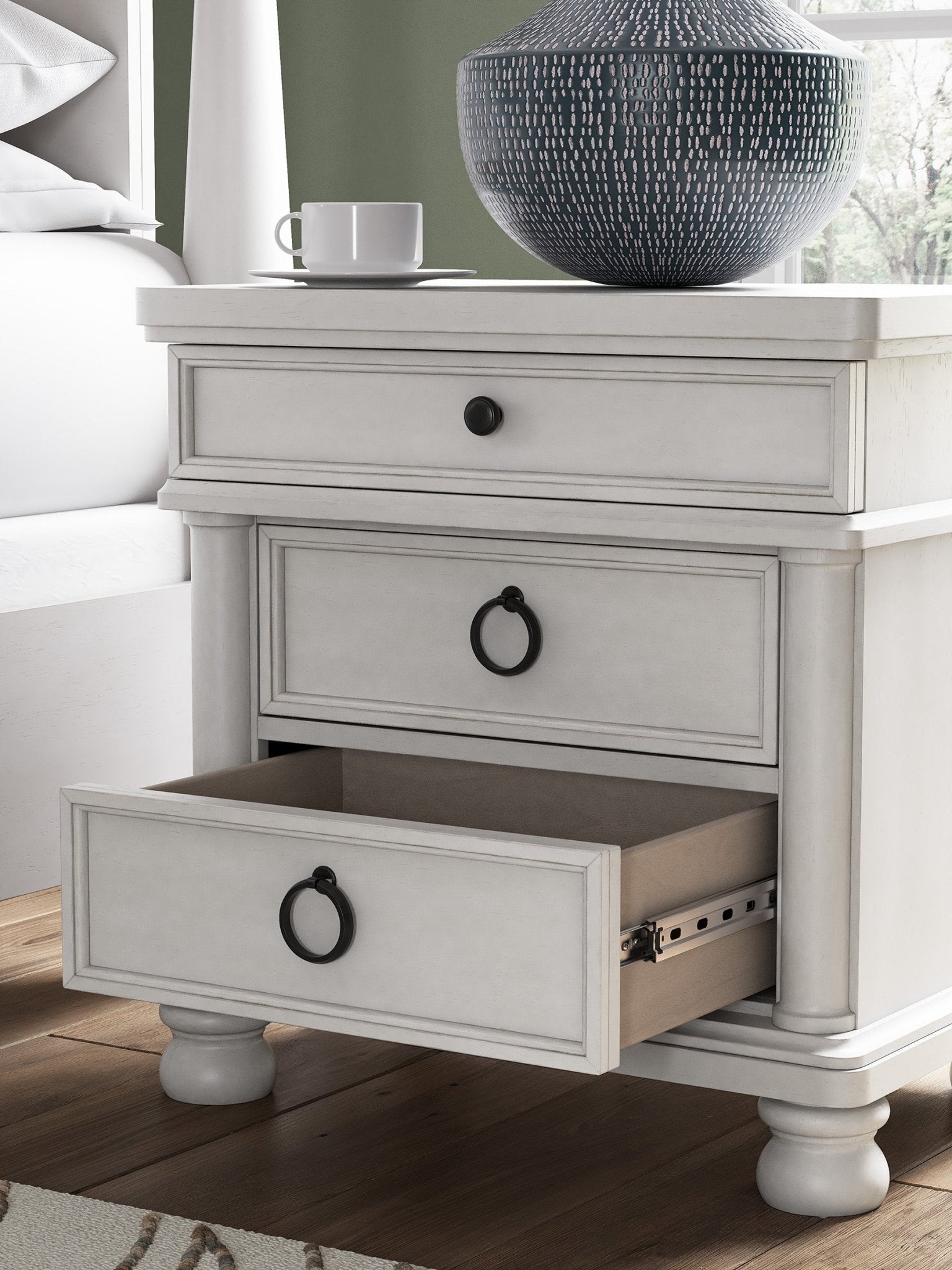 Chadworth Three Drawer Night Stand Nightstands| Ashley Homestore