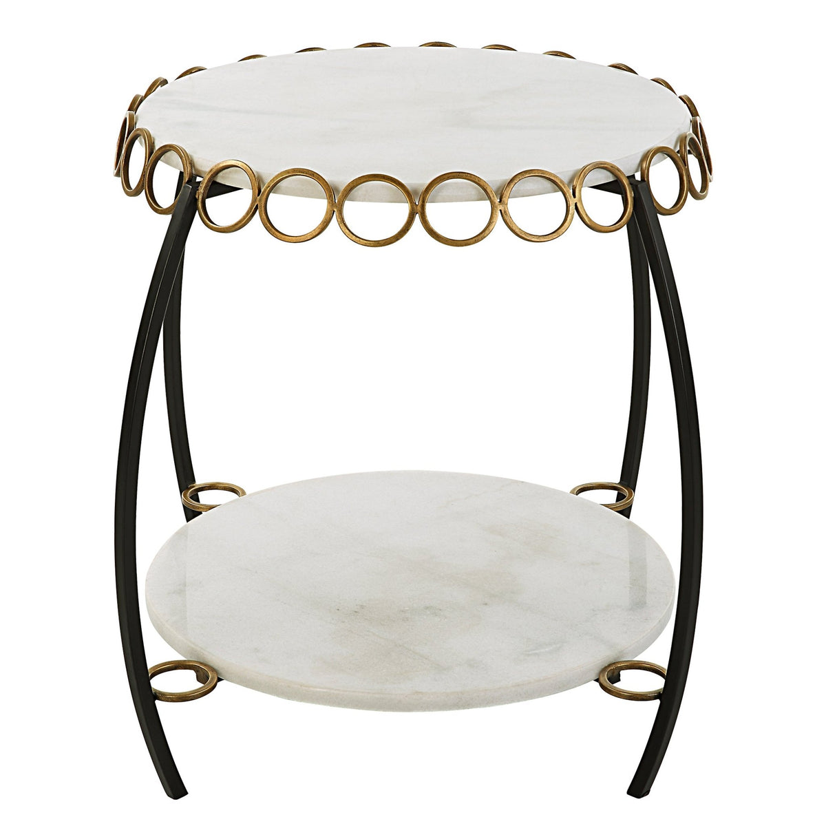 Chainlink Side Table Accent & End Tables| Uttermost