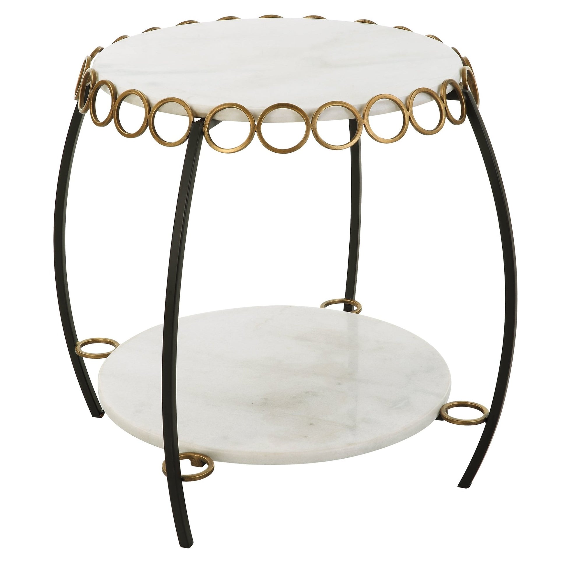 Chainlink Side Table Accent & End Tables| Uttermost