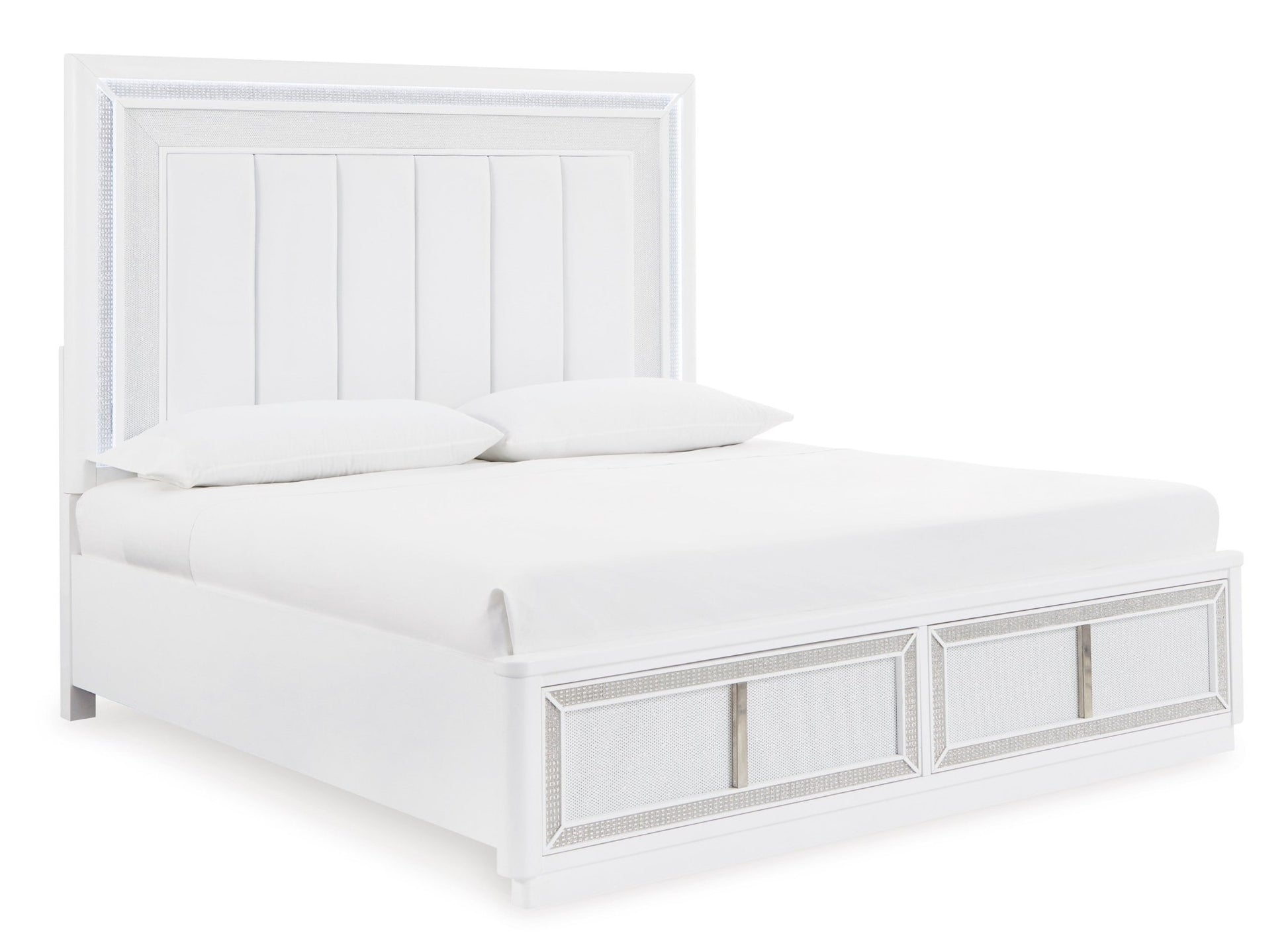 Chalanna King Upholstered Storage Bed Beds| Ashley Homestore