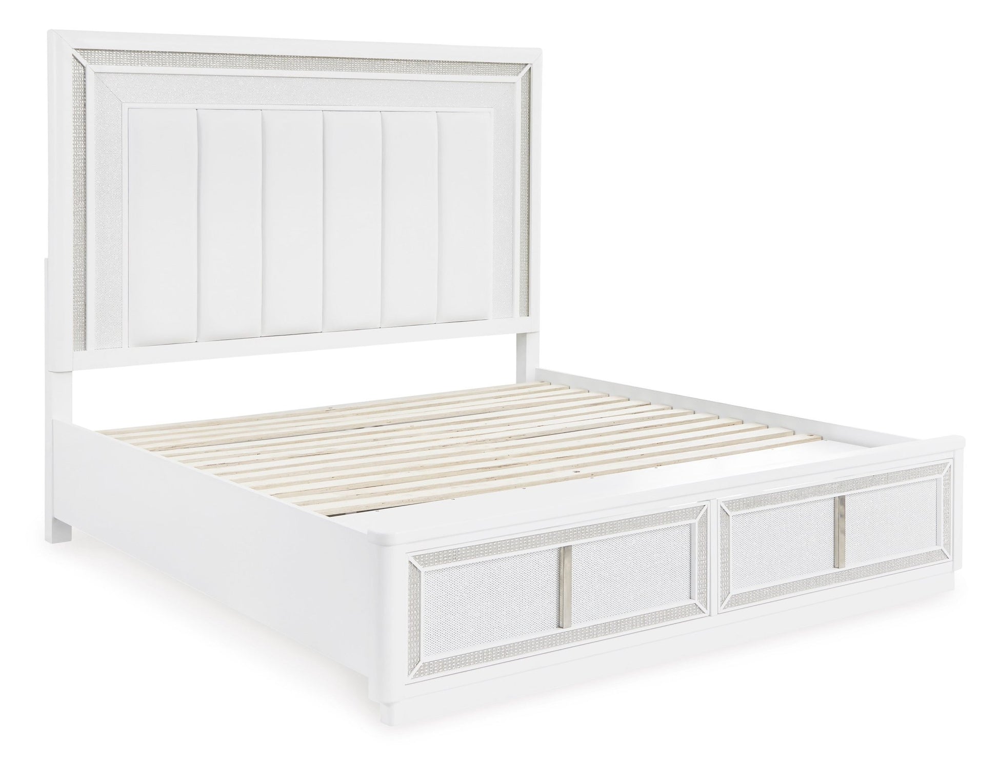 Chalanna Queen Upholstered Storage Bed Beds| Ashley Homestore