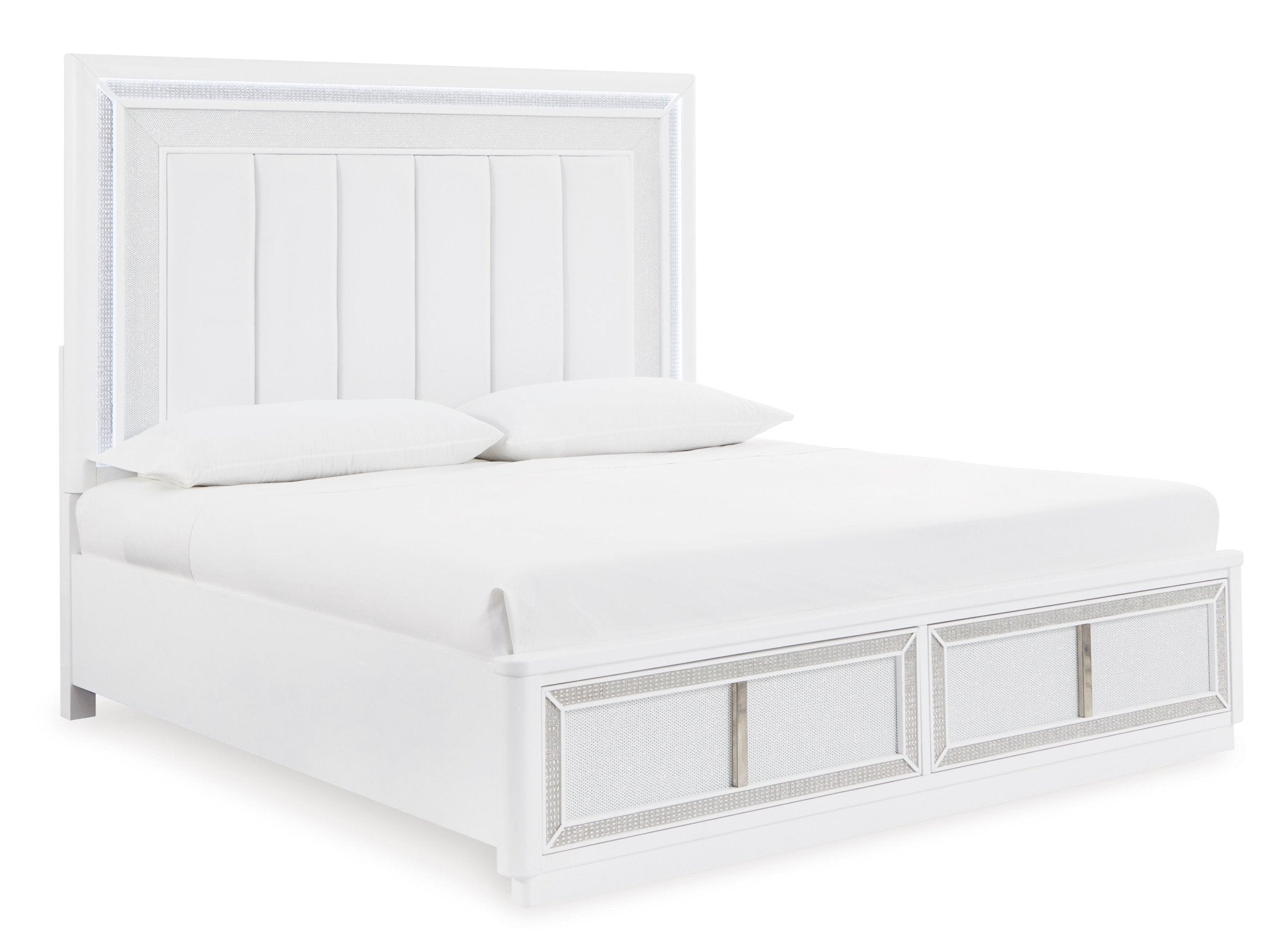 Chalanna Queen Upholstered Storage Bed Beds| Ashley Homestore