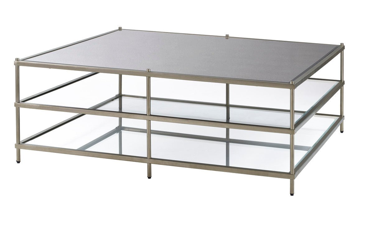 Luxe Champagne Metal Coffee Table Coffee Tables| Crestview