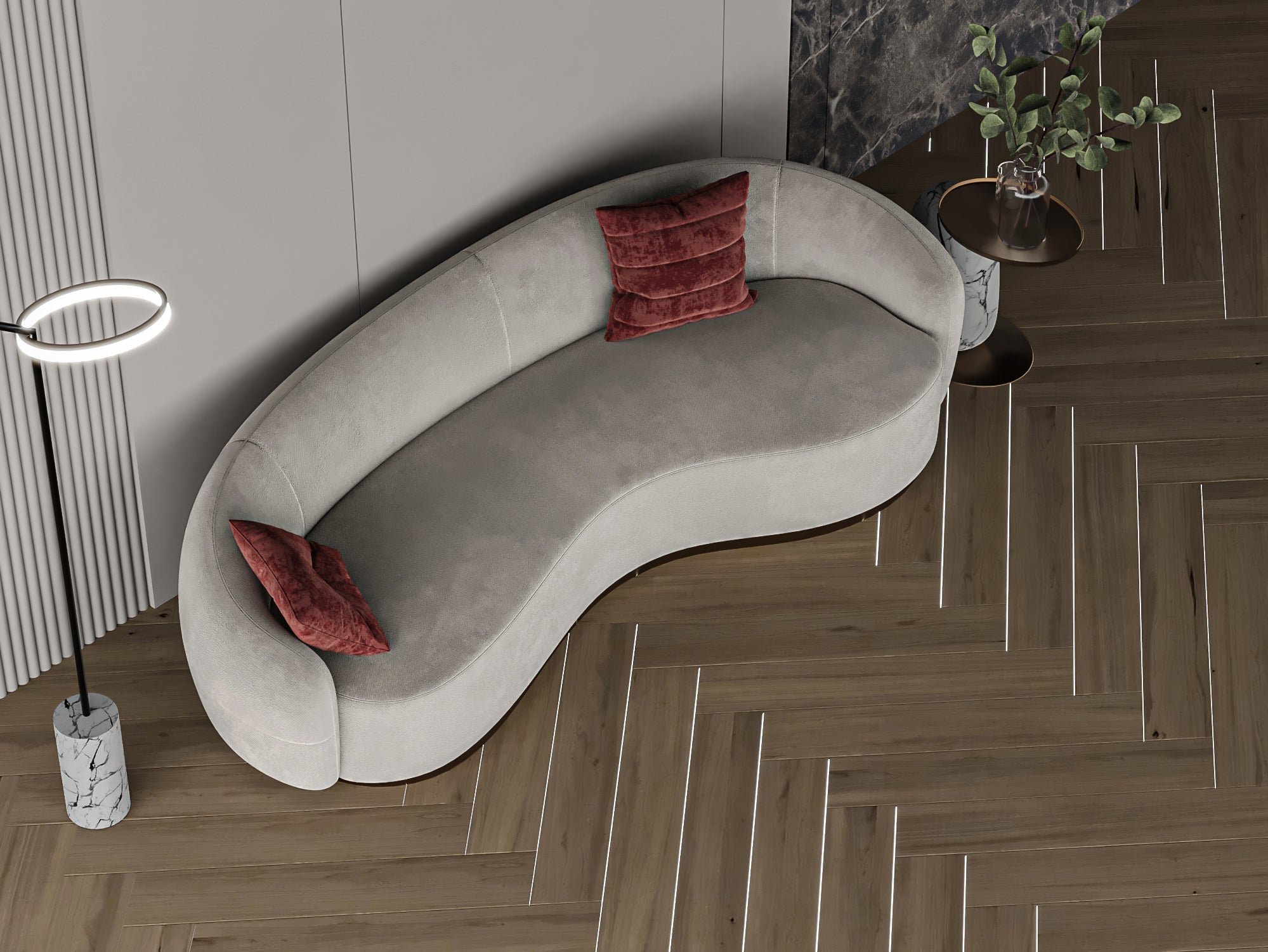 Chanel sofa size 228x85x48 cm Sofas & Loveseats| Oak