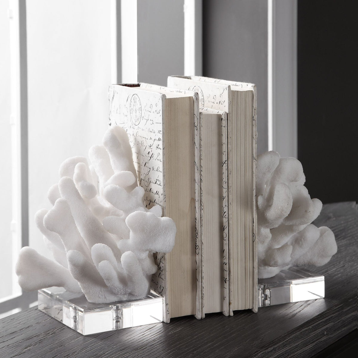 Charbel Bookends, S/2 Table Decors| Uttermost