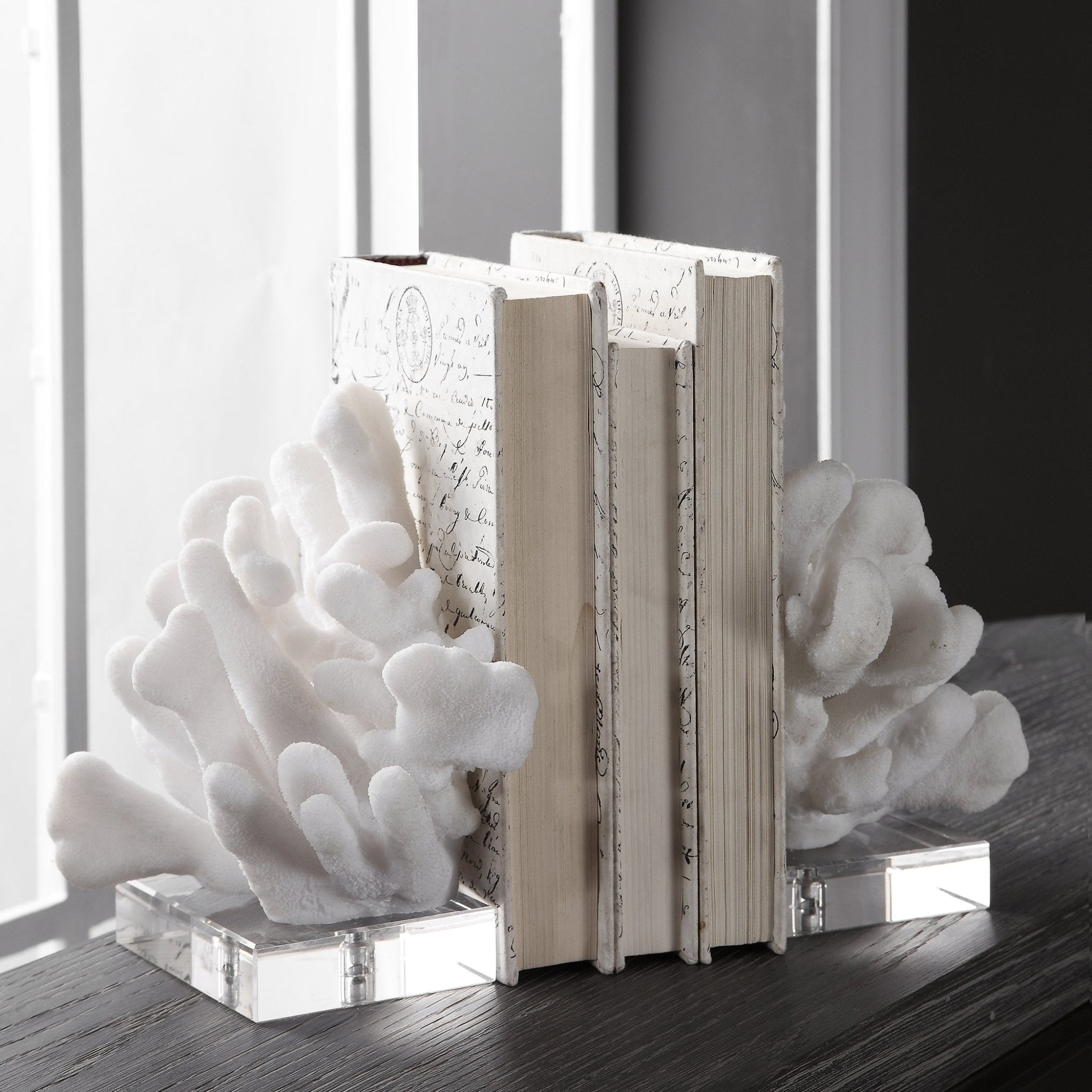 Charbel Bookends, S/2 Table Decors| Uttermost