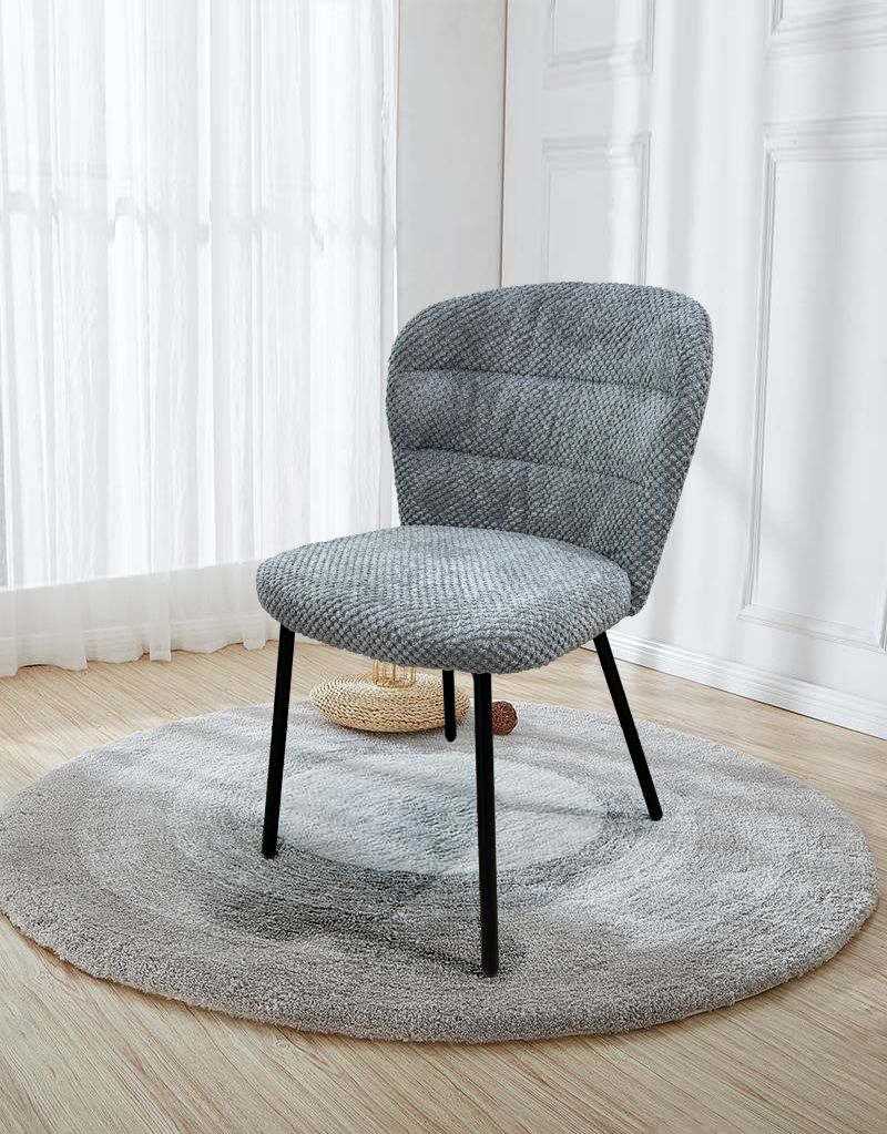 Charcoal Elegance Dining Chair - Al Rugaib Furniture