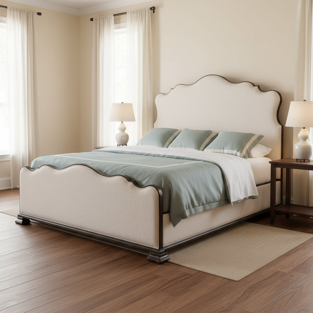 Charleston King Upholstered Bed Beds| Hooker