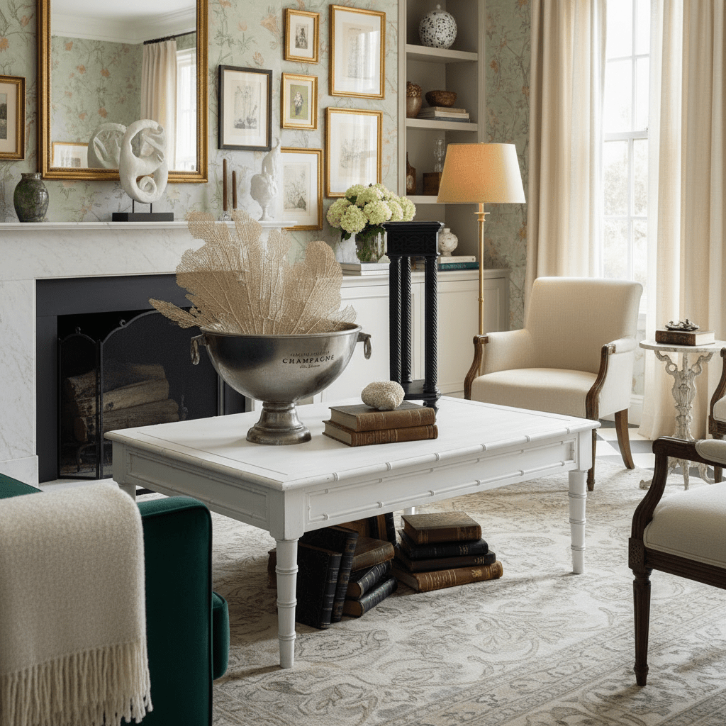 Charleston Rectangle Cocktail Table Coffee Tables| Hooker