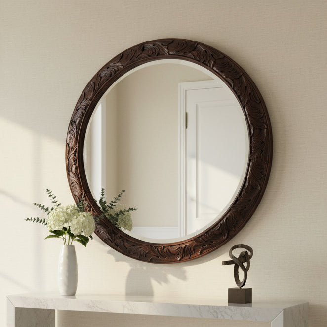 Charleston Round Mirror Mirrors| Hooker