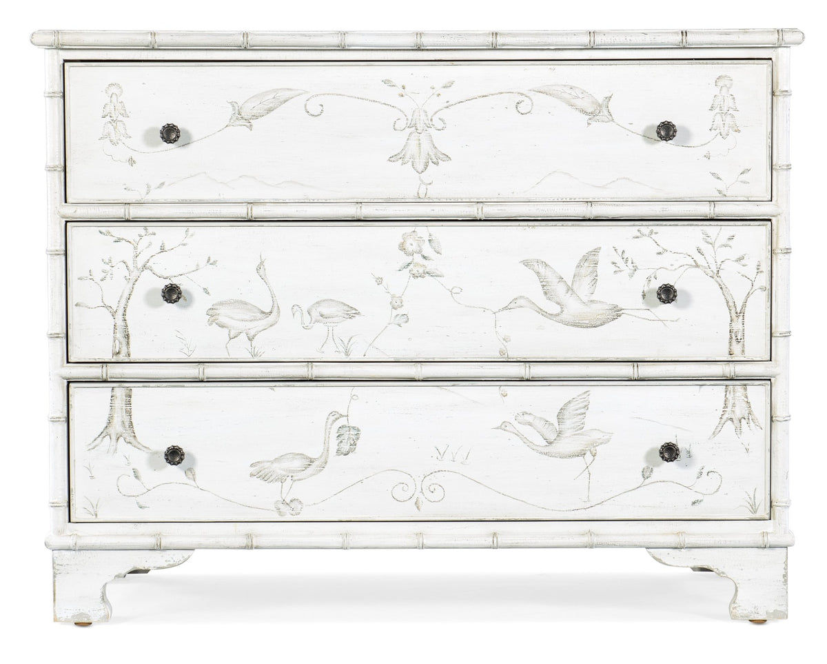 Charleston Three-Drawer Accent Chest Cabinets & Chests| Hooker