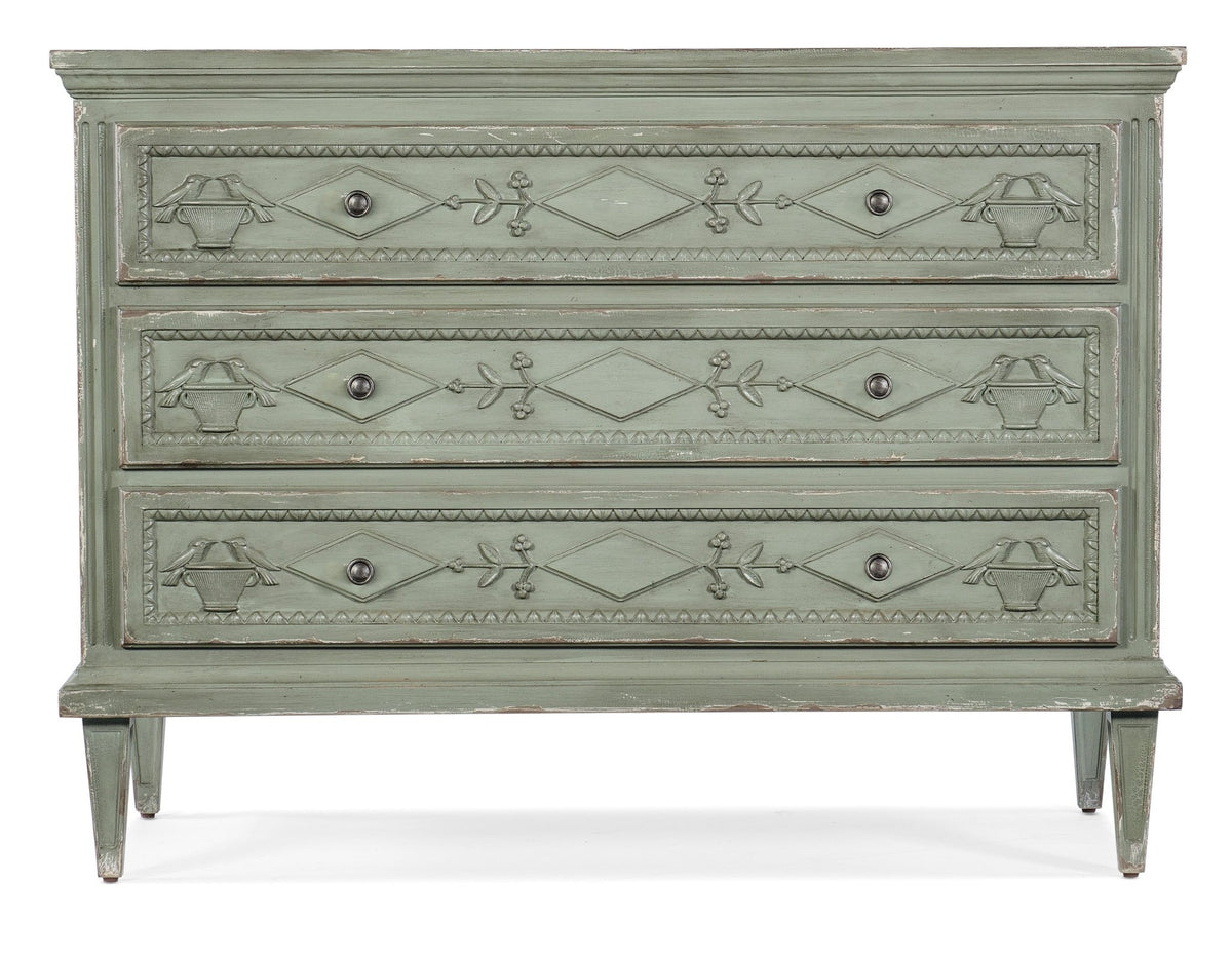 Charleston Three-Drawer Accent Chest Cabinets & Chests| Hooker